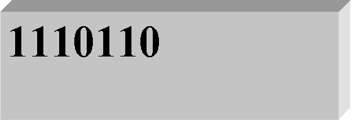 Casella di testo: 1110110 