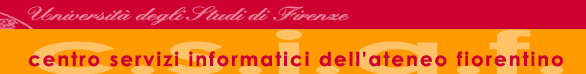 Benvenuto su C.S.I.A.F - Universit� degli Studi di Firenze