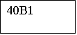 Casella di testo: 40B1